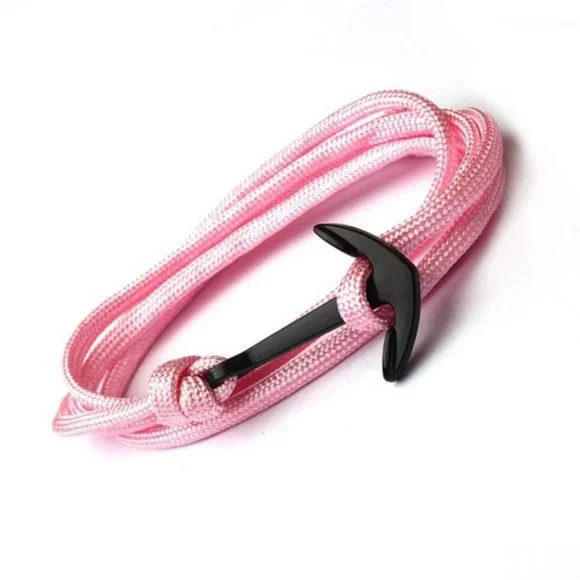 Cute Bracelet Anchor Boat Rope Beach Minimalist Rose Women Bohamian - Picture 2 of 2